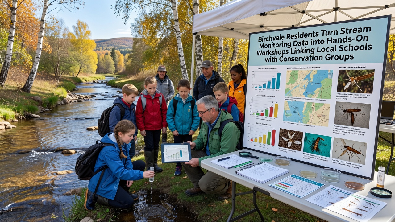 Birchvale Residents Convert Stream Monitoring Insights into School-Conservation Workshops