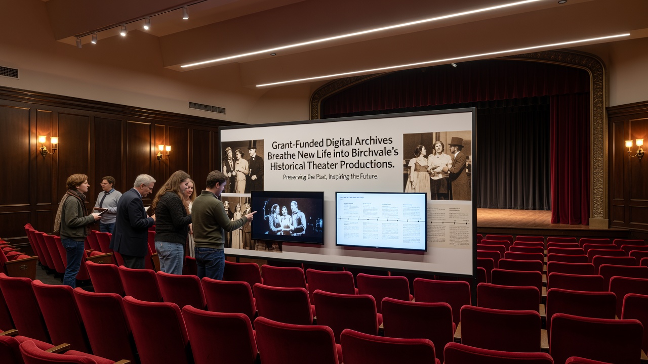 Grant-Funded Digital Archives Breathe New Life into Birchvale's Historical Theater Productions